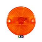 Lanterna Vigia Ônibus 70mm LED BIVOLT Âmbar