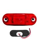 Lanterna Vigia Ônibus Caminhão 2 LED Vermelha BIVOLT +Chicote