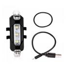 Lanterna Vista Light RapidX Led Bike Sinalizador Usb Branco