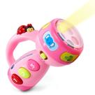 Lanterna VTech Spin and Learn Color, rosa para crianças de 1 a 3 anos