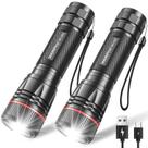 Lanterna WDTpro SFL002 recarregável High Lumens, pacote com 2