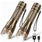 Lanterna WDTpro SFL002 recarregável High Lumens, pacote com 2
