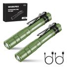 Lanterna WORKPRO, caneta recarregável, 300 ml, pacote com 2 unidades, verde Lanterna WORKPRO, caneta recarregável, 300 ml, pacote com 2 unidades, verde