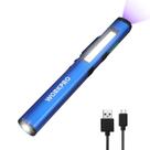 Lanterna WORKPRO recarregável de 450 lm com luz negra UV