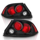 Lanternas de freio AmeriLite para Mitsubishi Lancer 2002-2003, conjunto