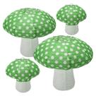 Lanternas de papel Lampshade Windspeed Mushroom 20 e 30cm verdes Lanternas de papel Lampshade Windspeed Mushroom 20 e 30cm verdes