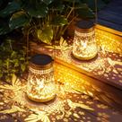 Lanternas Solares Ahaorigin Kit com 2, Impermeáveis, para Decoração Externa