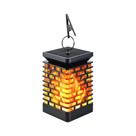 Lanternas Solares Suspensas Com Luz De Chama Cintilante LED, 2-4 Peças, Alimentadas Por Energia