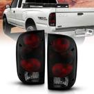 Lanternas traseiras AmeriLite 1995-2000 Toyota Tacoma preto fumê