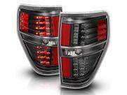Lanternas traseiras de freio AmeriLite para Ford F-150 2009-2014, conjunto