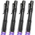 Lanternas UV Black Light COSOOS 395nm com clipe, pacote com 4