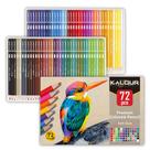 Lápices de colores KALOUR paquete de 72 con mina blanda para dibujo