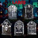 Lápides de Halloween Mueisytp 64 cm, 5 peças, decoração de exterior Lápides de Halloween Mueisytp 64 cm, 5 peças, decoração de exterior