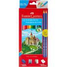 Lapis 12 cores kit - faber castell