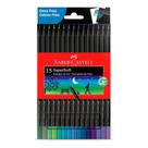 Lapis 15 cores supersoft cores frias - faber castell