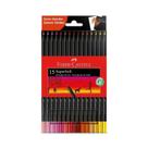 Lapis 15 cores supersoft cores quentes - faber castell