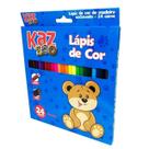 Lapis 24 cores int. madeira sextavado kz3702 kaz (i) Lapis 24 cores int. madeira sextavado kz3702 kaz (i)