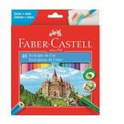 Lápis 48 Cores Sextavado Faber Castell