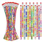 Lápis Cinrobiye Bible Verses 200 peças de madeira com borracha de 19 cm