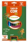 Lapis cor 12 big triangular + apontador leo&leo Lapis cor 12 big triangular + apontador leo&leo