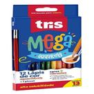 Lapis cor tris mega aquarell cjto 12cor Lapis cor tris mega aquarell cjto 12cor