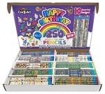 Lápis Cra-Z-Art Feliz Aniversário, pacote de 250 unidades