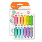 Lápis de Amendoim YPLUS para Crianças - 12 Cores Pastel Laváveis