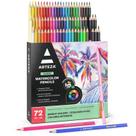 Lápis de aquarela ARTEZA 72 em forma triangular de cor de água