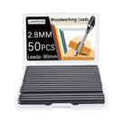 Lápis De Carpinteiro 2.8mm 50 Peças Com Refil Substituível Para Marcação Em Furos Profundos Pintura Lápis De Carpinteiro 2.8mm 50 Peças Com Refil Substituível Para Marcação Em Furos Profundos Pintura