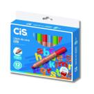 Lápis De Cera Cis Jumbo Madeira 12 Cores Criatic Lápis De Cera Cis Jumbo Madeira 12 Cores Criatic