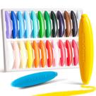 Lápis de cera de abelha MIROLA KIDS 24 cores para crianças pequenas com 108 páginas Lápis de cera de abelha MIROLA KIDS 24 cores para crianças pequenas com 108 páginas