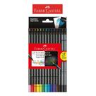 Lapis de cor 12 cores ecolapis supersoft +2 lapis grafite - faber-castell