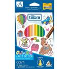 Lápis De Cor 12 Cores Jumbo Académie Triangular + Apontador 312576 Tilibra - LC Lápis De Cor 12 Cores Jumbo Académie Triangular + Apontador 312576 Tilibra - LC