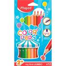 Lápis de Cor 12 Cores Jumbo MAPED