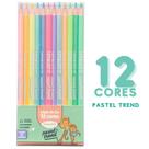 Lapis De Cor 12 Cores Leo Tons Pastel Trend Sextavado - LEOELEO Lapis De Cor 12 Cores Leo Tons Pastel Trend Sextavado - LEOELEO