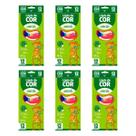 Lápis de Cor 12 Cores Linha Eco Pacote com 6 Leo & Leo