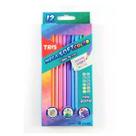 Lápis De Cor 12 Cores Mega Soft Color Tris - Tons Pastel