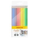Lápis de Cor 12 Cores Pastel Art-Color Compactor Lápis de Cor 12 Cores Pastel Art-Color Compactor