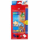 Lápis de Cor 24 Cores Bicolor Faber Castell