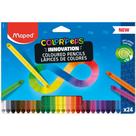 Lápis de Cor 24 Cores Color Peps Infinity Triangular Infinito Maped Lápis de Cor 24 Cores Color Peps Infinity Triangular Infinito Maped