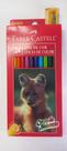 Lápis de cor 24 cores Faber Castell Cores da natureza