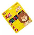 LÁPIS DE COR 24 CORES KAZOO - Caixa com 24 Cores LÁPIS DE COR 24 CORES KAZOO - Caixa com 24 Cores