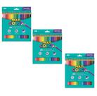 Lápis de Cor 24 cores Multi Color kit 3 pcs Atacado