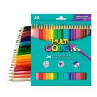 Lápis de Cor 24 Cores MultiColor