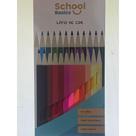 Lápis De Cor 24 Cores School Basics
