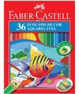 Lápis de Cor 36 Cores Aquarelavel Faber-castell - Faber Castell Lápis de Cor 36 Cores Aquarelavel Faber-castell - Faber Castell