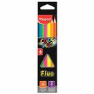 Lápis de Cor 6 Cores Color Peps Fluo Maped Lápis de Cor 6 Cores Color Peps Fluo Maped