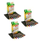 Lápis de cor apagáveis a seco Crayola 8 laváveis, pacote com 3 luvas e apontador