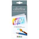 Lápis de Cor Aquarelavel Artist Studio Cretacolor 12 Cores