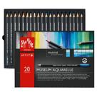 Lápis de Cor Aquarelável Caran D'Ache Museum Marine 20 Cores